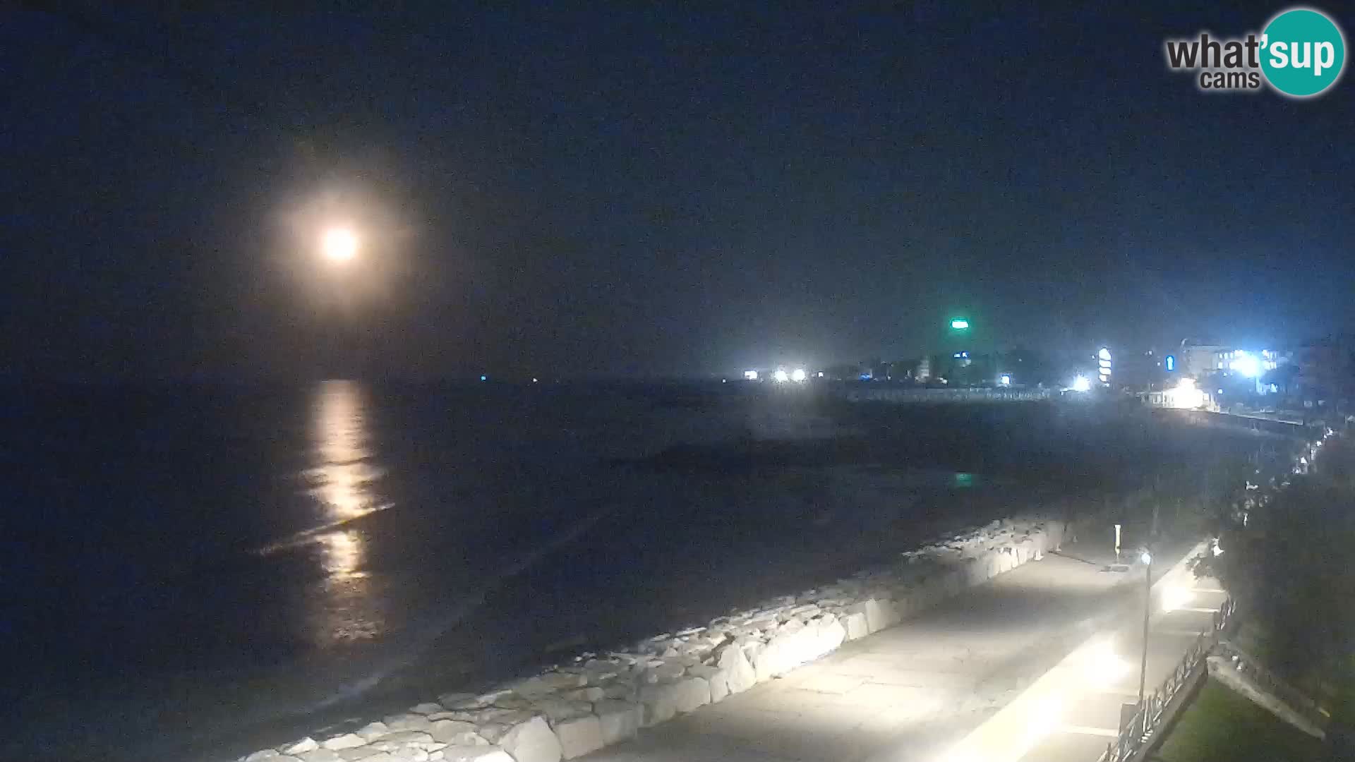 Webcam Caorle Ponente – Blick von Marinai di Caorle