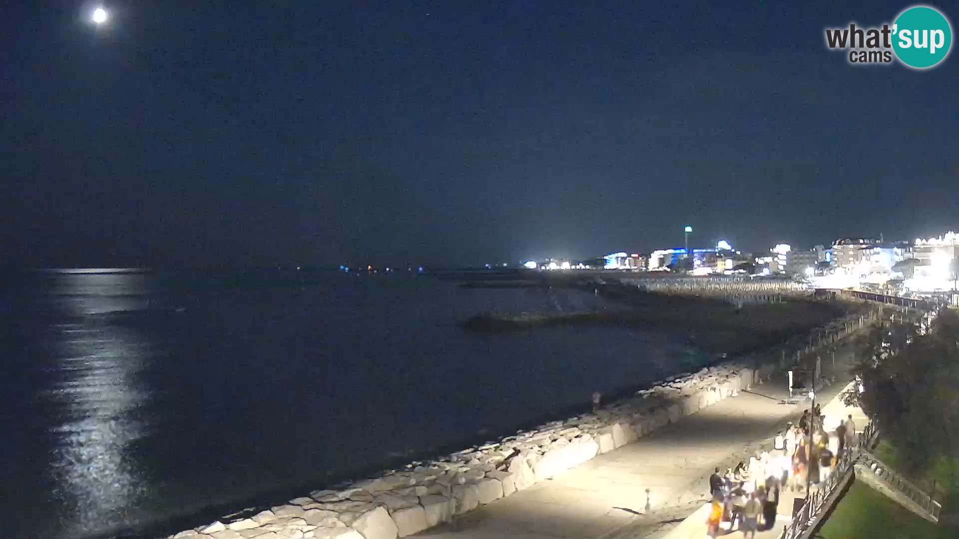 Webcam Caorle Ponente – Blick von Marinai di Caorle