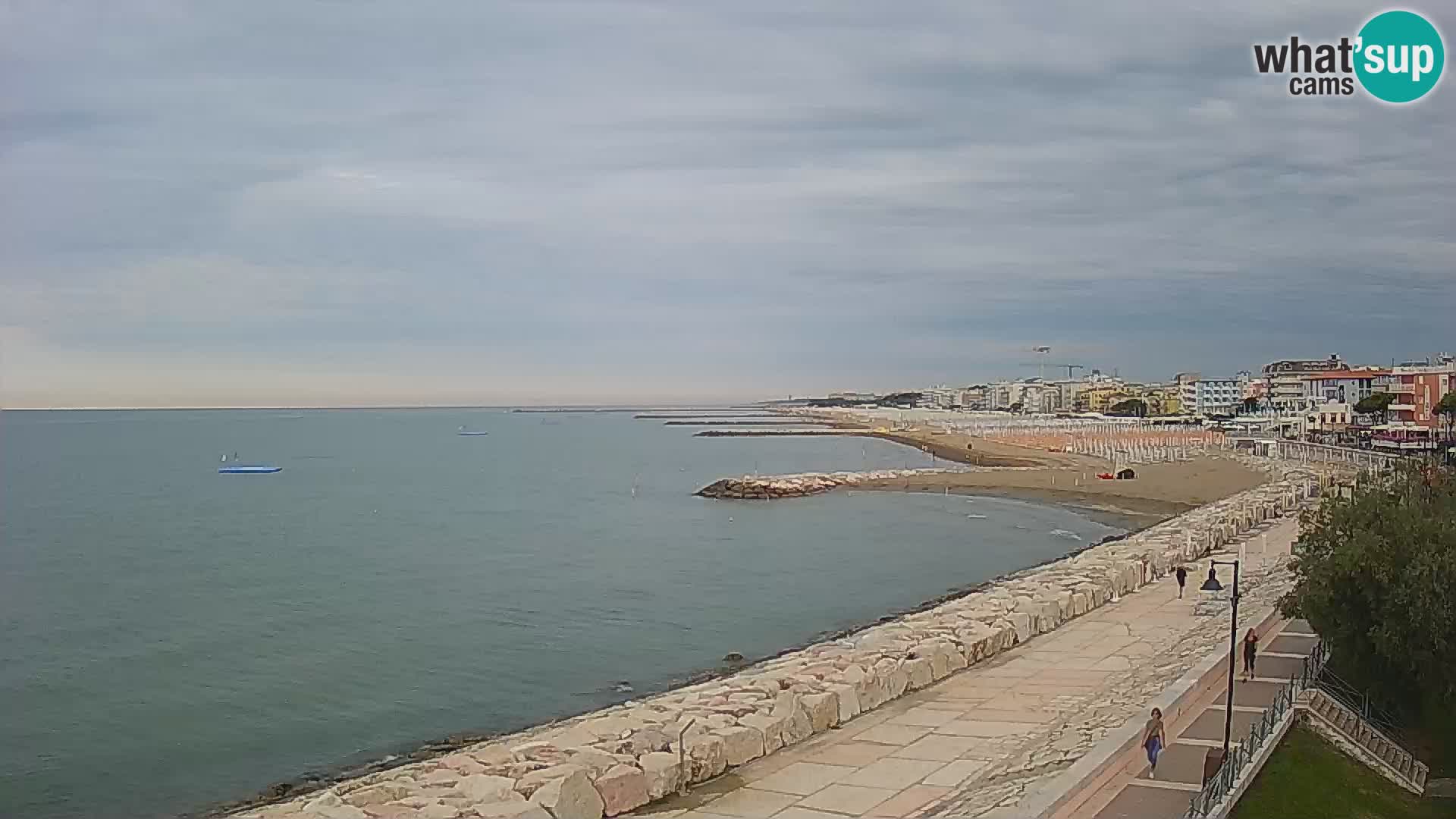 Webcam Caorle Ponente – Blick von Marinai di Caorle