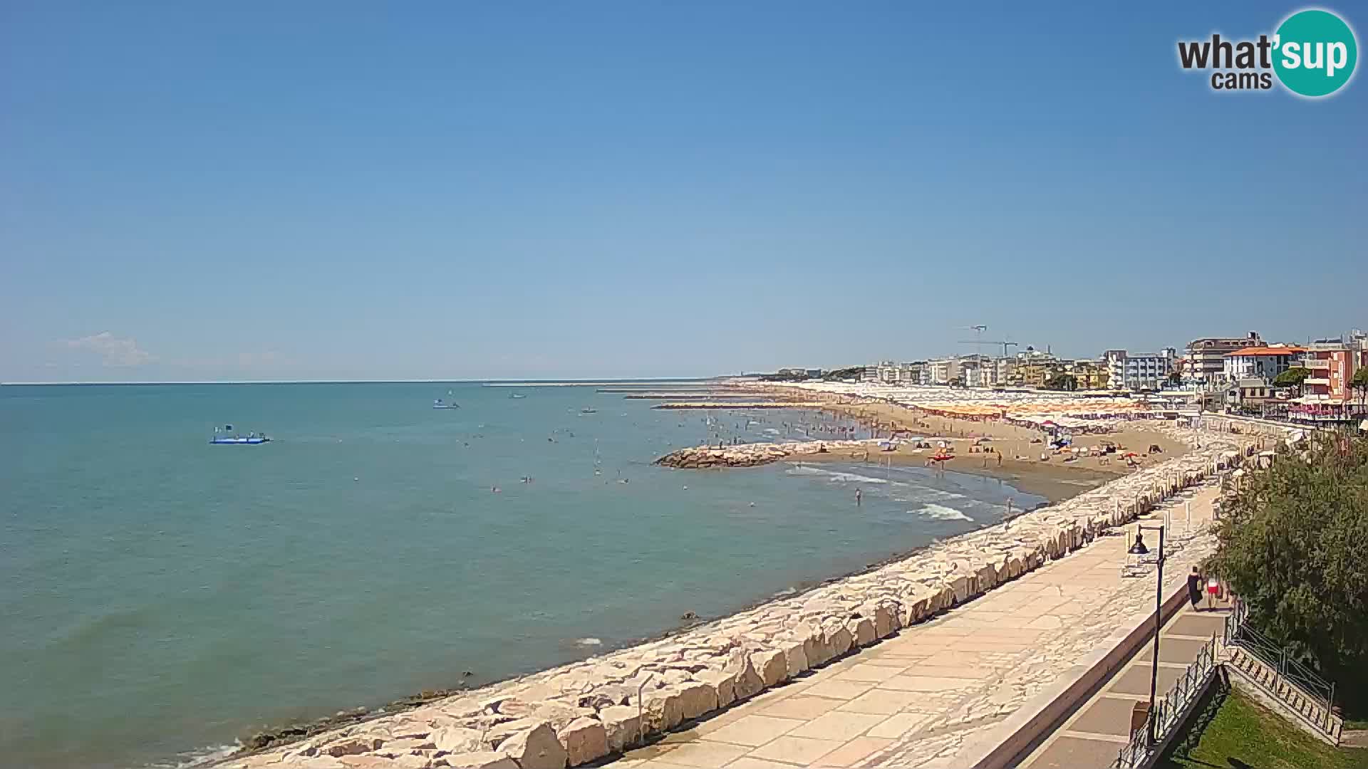 Webcam Caorle Ponente – View from Marinai di Caorle