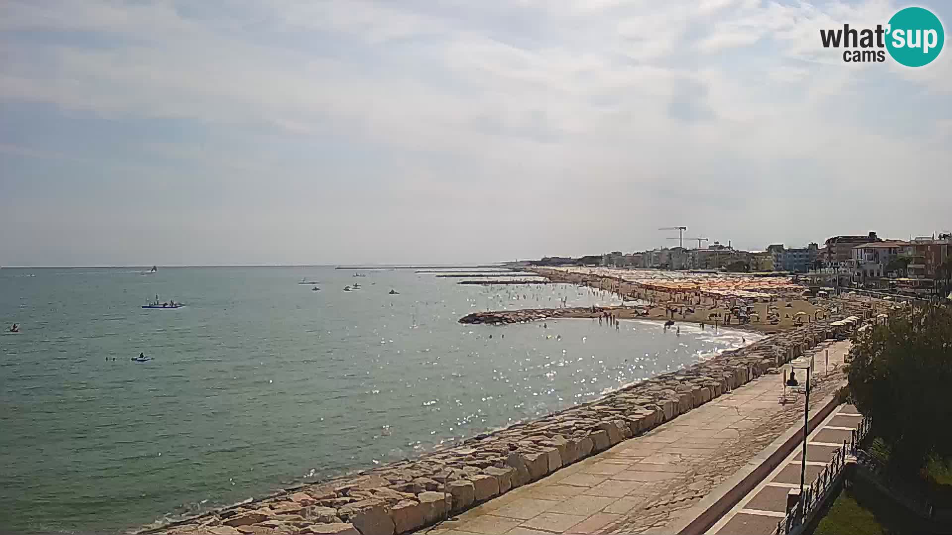 Webcam Caorle Ponente – View from Marinai di Caorle