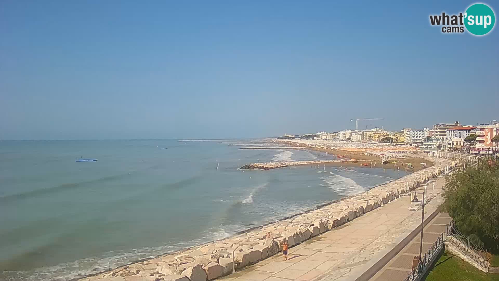 Webcam Caorle Ponente – View from Marinai di Caorle