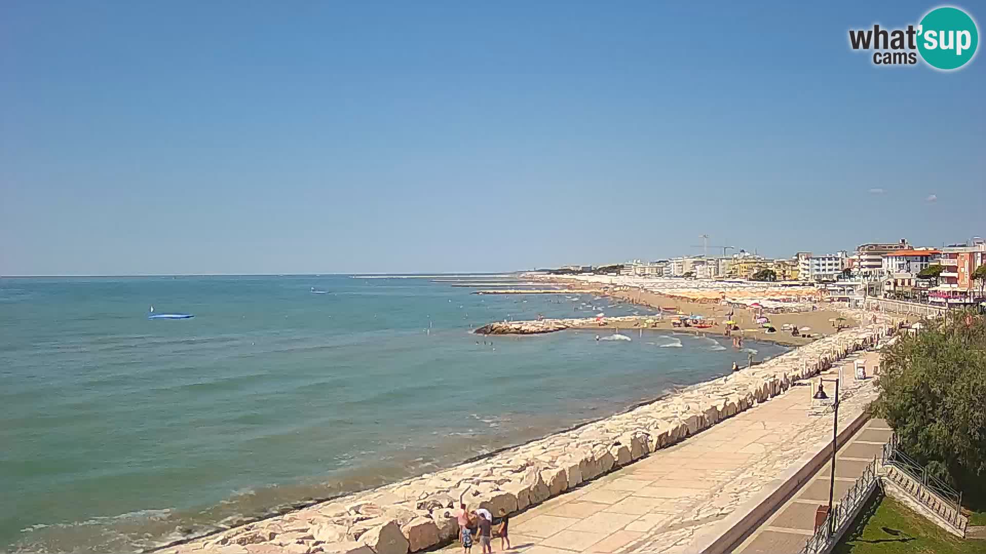 Webcam Caorle Ponente – Blick von Marinai di Caorle