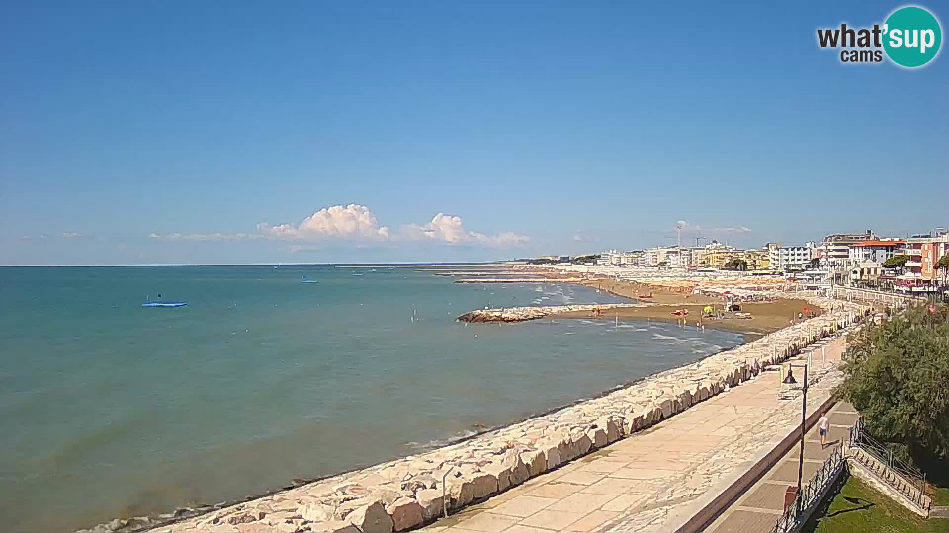 Webcam Caorle Ponente – Vue depuis les Marinai di Caorle