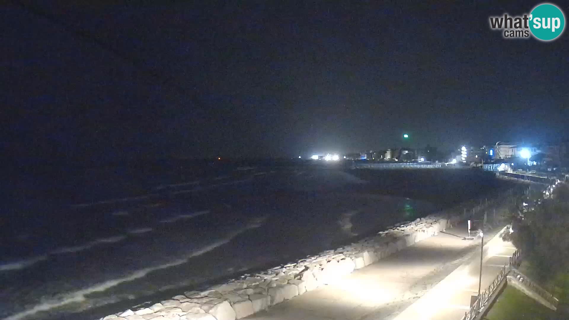 Webcam Caorle Ponente – Vue depuis les Marinai di Caorle