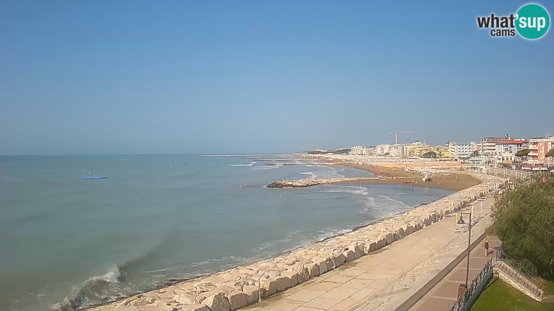 Webcam Caorle Ponente – Blick von Marinai di Caorle