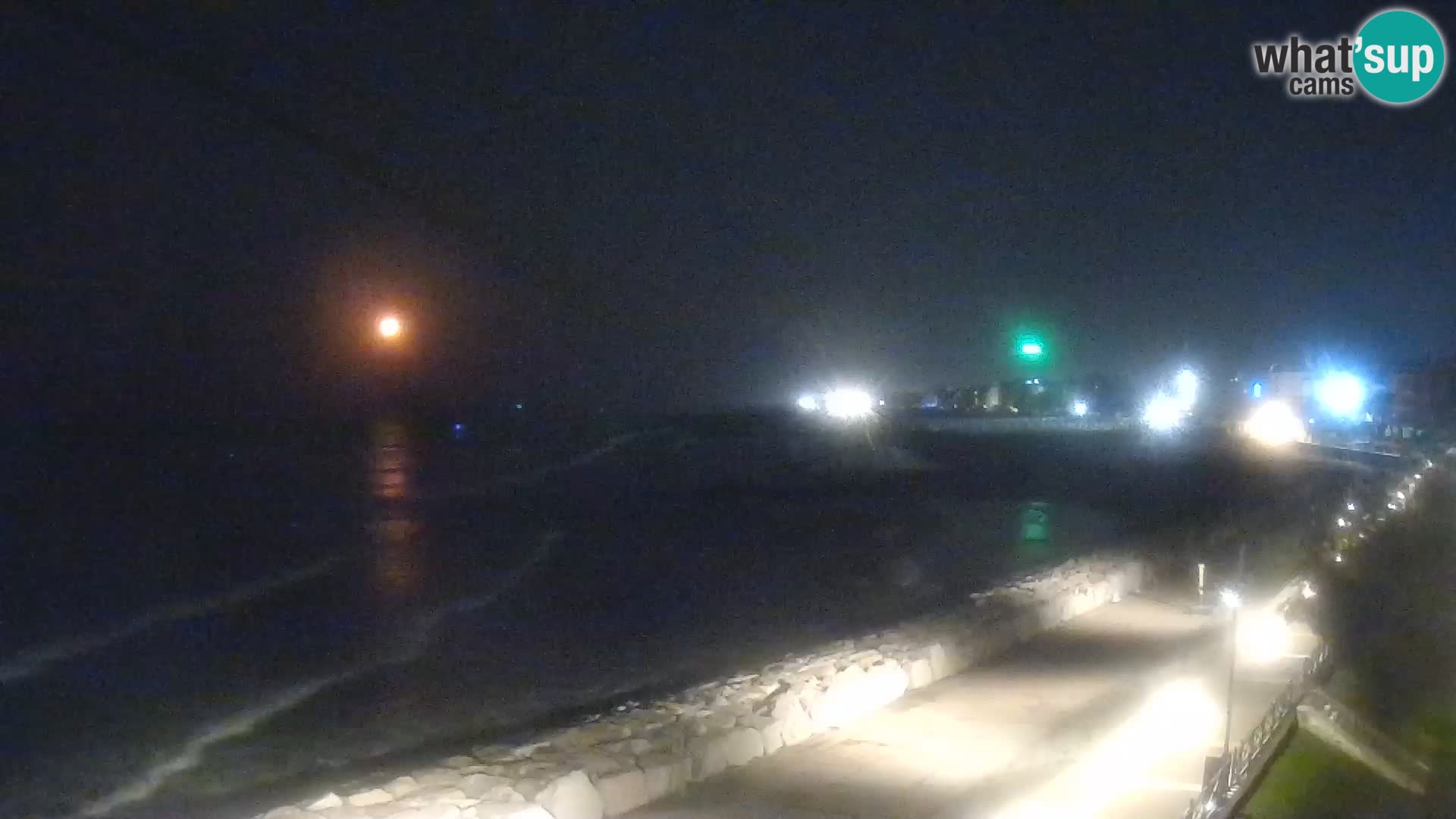 Webcam Caorle Ponente – Blick von Marinai di Caorle