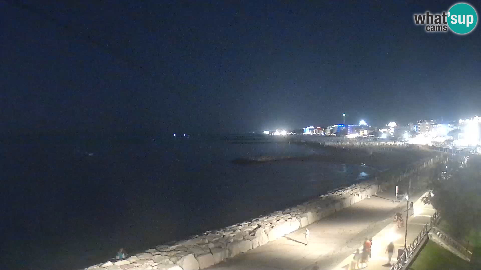 Webcam Caorle Ponente – Blick von Marinai di Caorle