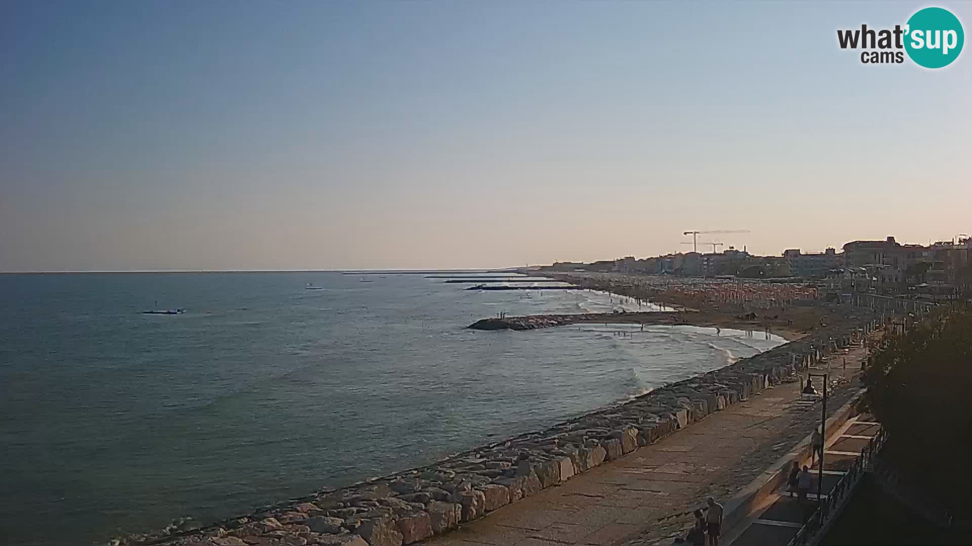 Webcam Caorle Ponente – Blick von Marinai di Caorle