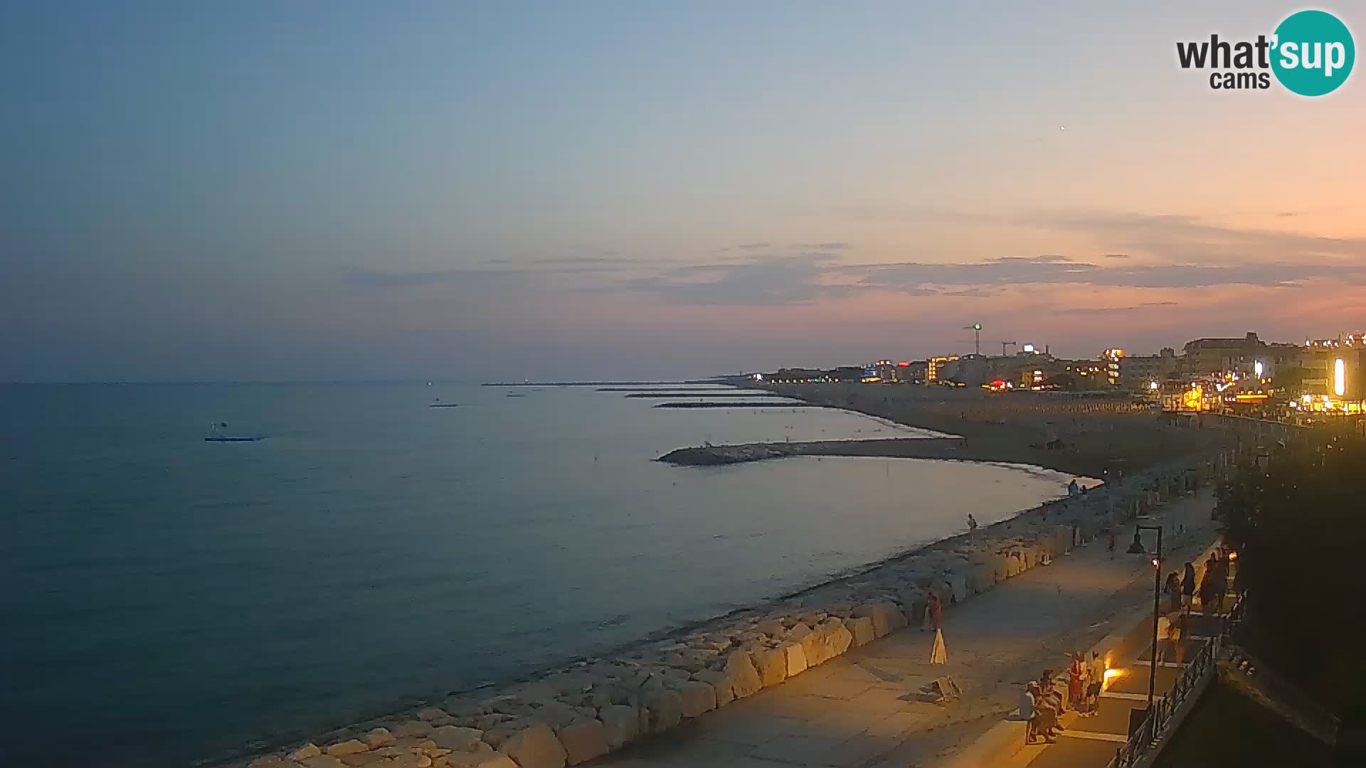 Webcam Caorle Ponente – View from Marinai di Caorle