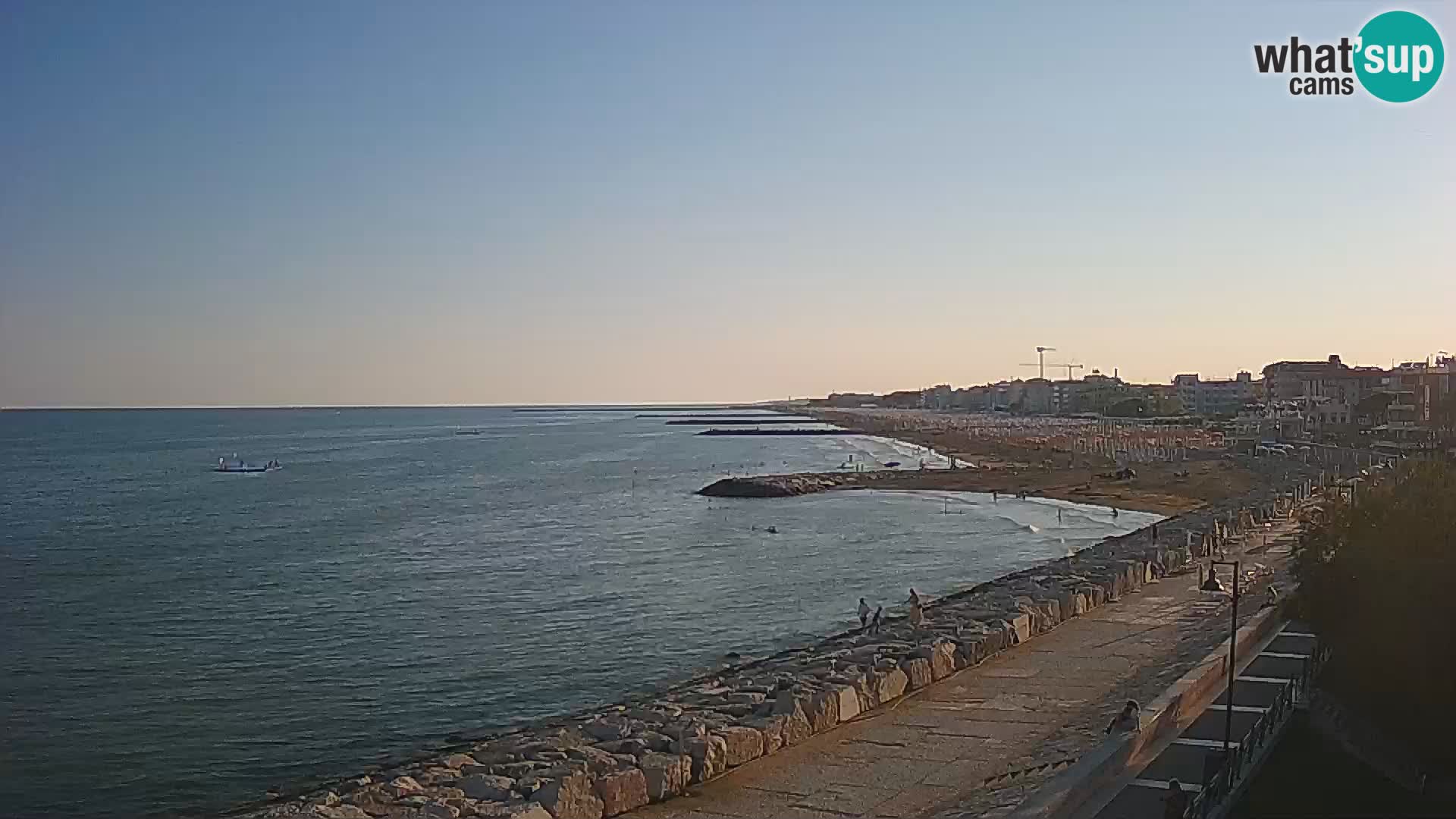 Kamera Caorle Ponente – Pogled iz “Marinai di Caorle”