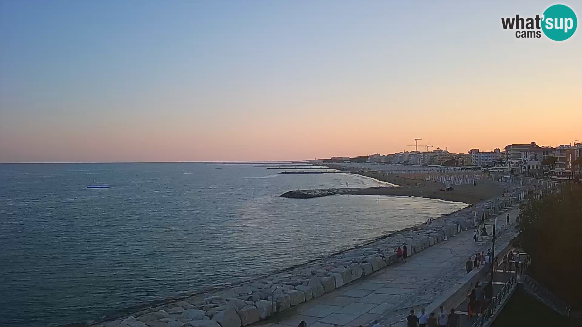 Webcam Caorle Ponente – View from Marinai di Caorle