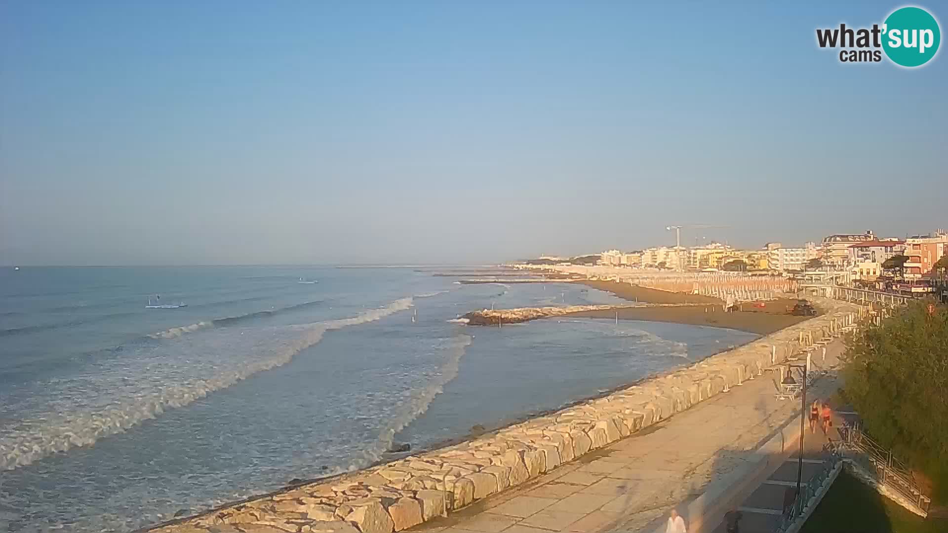 Webcam Caorle Ponente – Blick von Marinai di Caorle