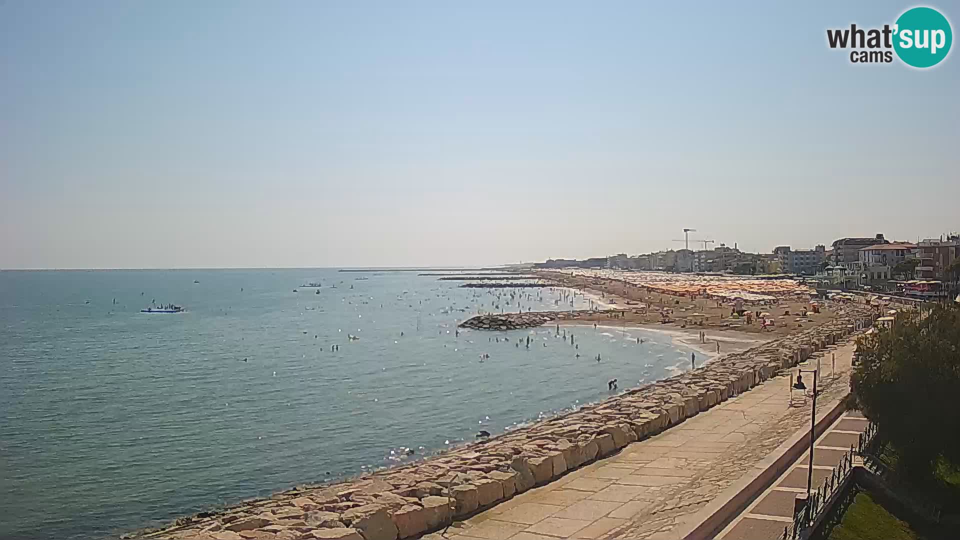Webcam Caorle Ponente – View from Marinai di Caorle