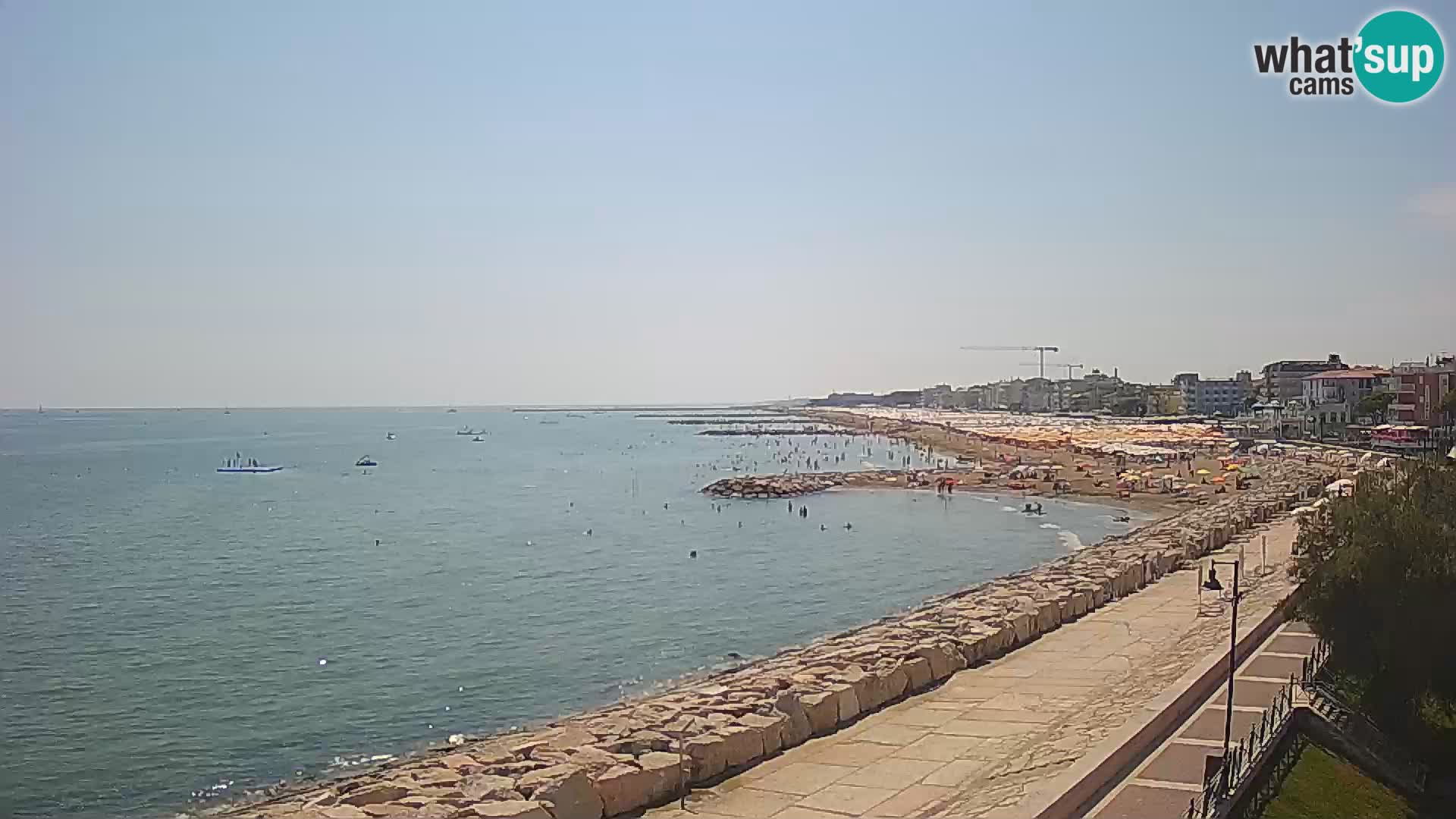 Webcam Caorle Ponente – View from Marinai di Caorle