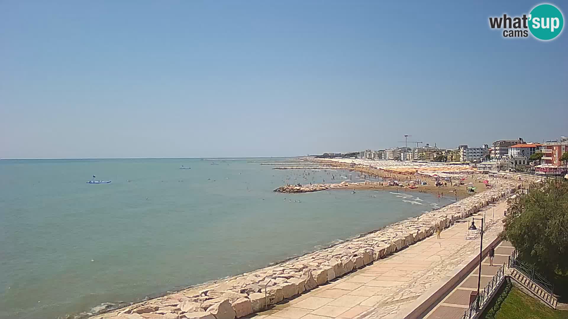 Webcam Caorle Ponente – View from Marinai di Caorle