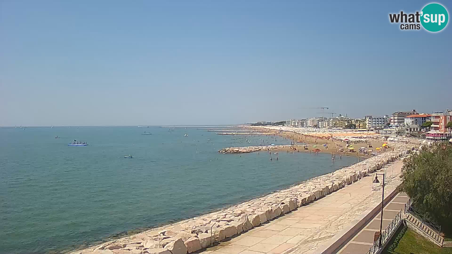 Webcam Caorle Ponente – Blick von Marinai di Caorle