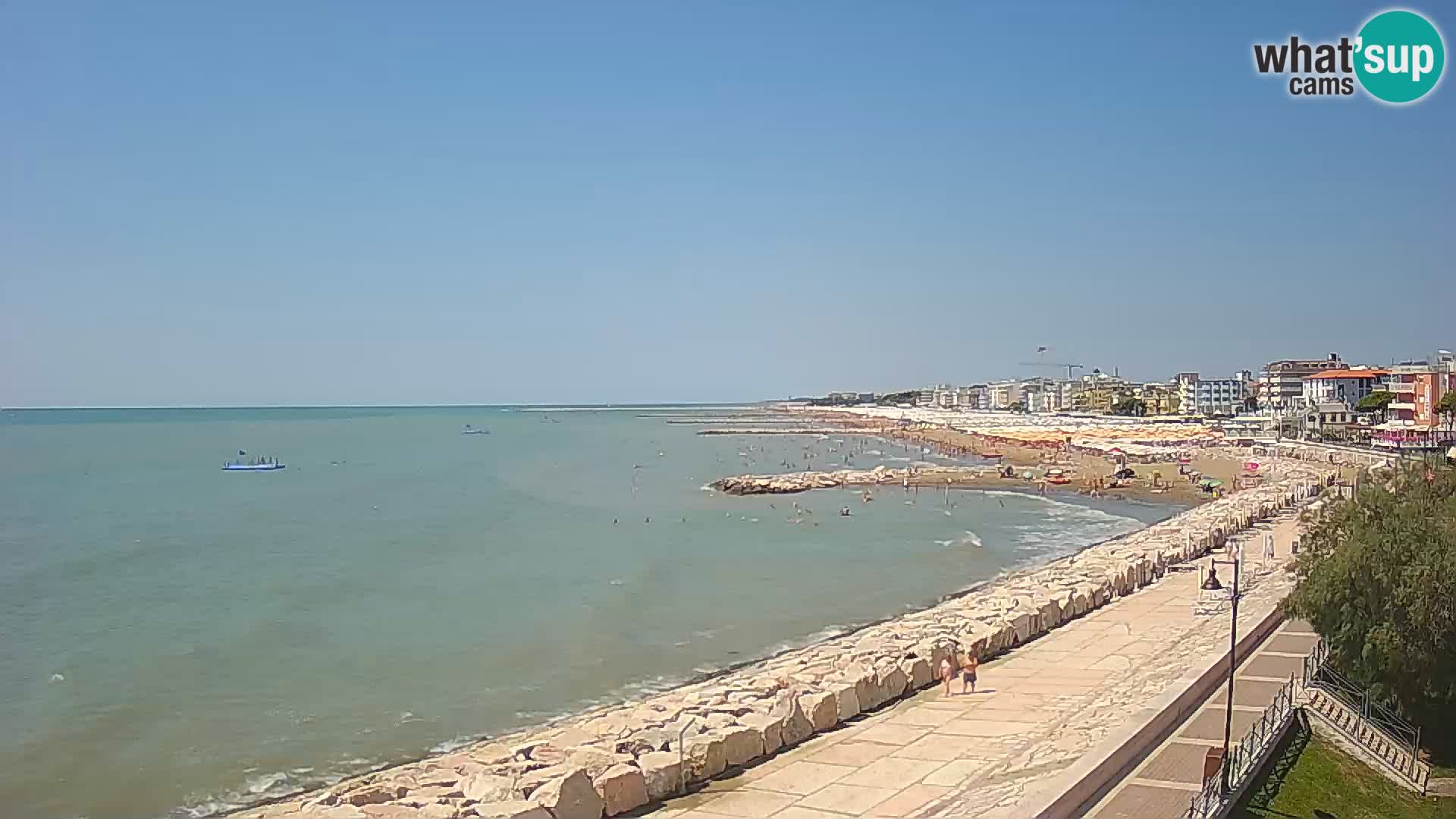 Webcam Caorle Ponente – View from Marinai di Caorle
