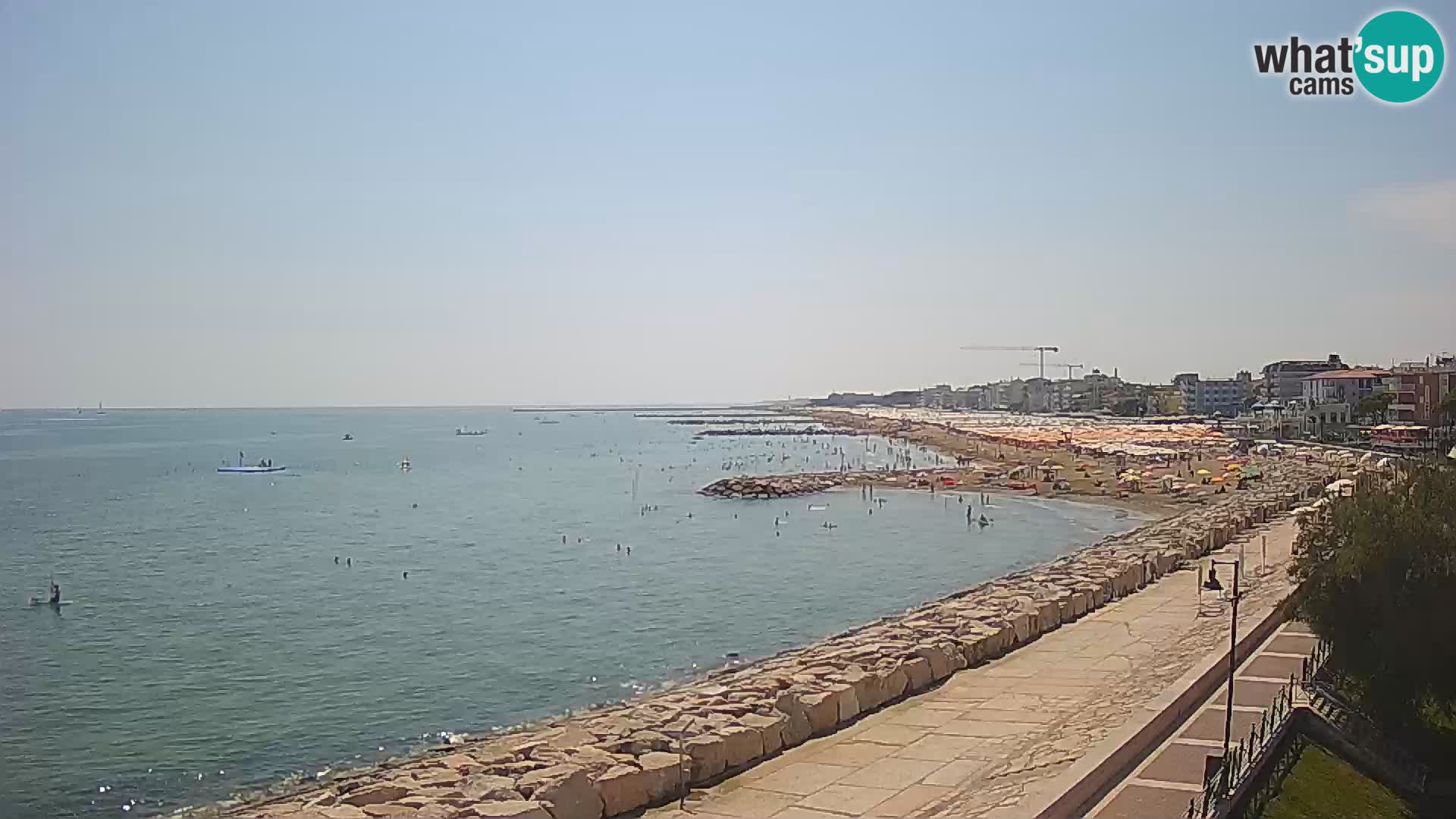 Webcam Caorle Ponente – View from Marinai di Caorle