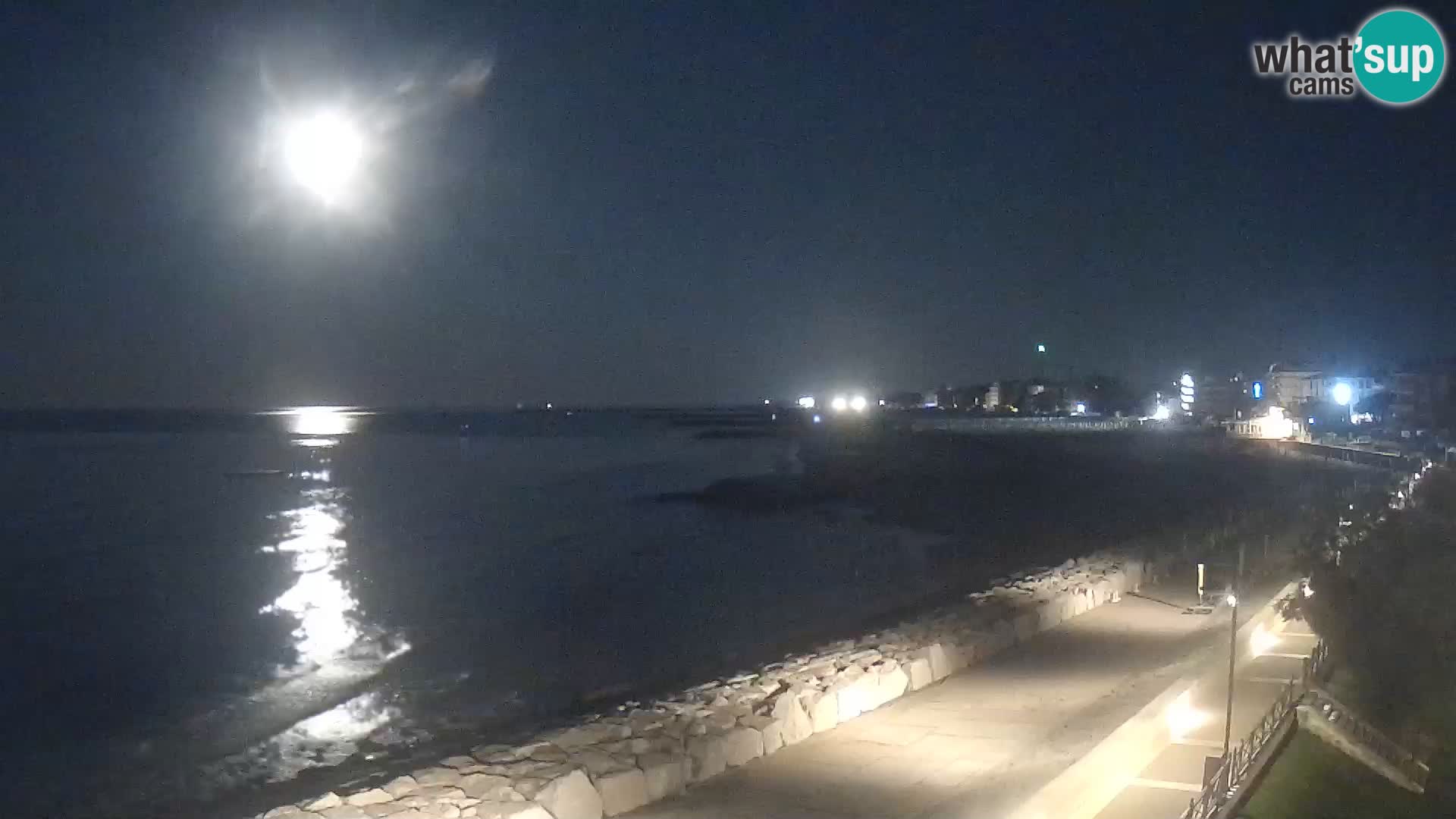 Webcam Caorle Ponente – Blick von Marinai di Caorle