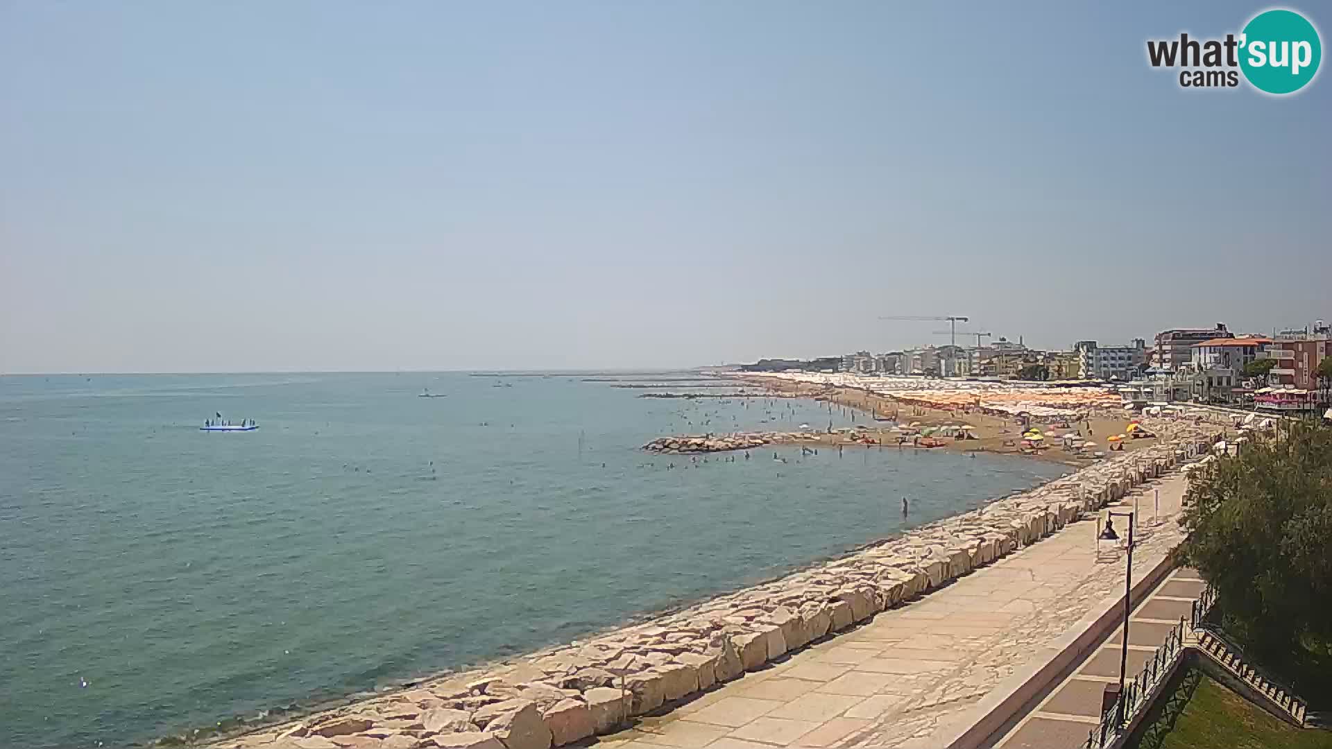 Webcam Caorle Ponente – Vue depuis les Marinai di Caorle