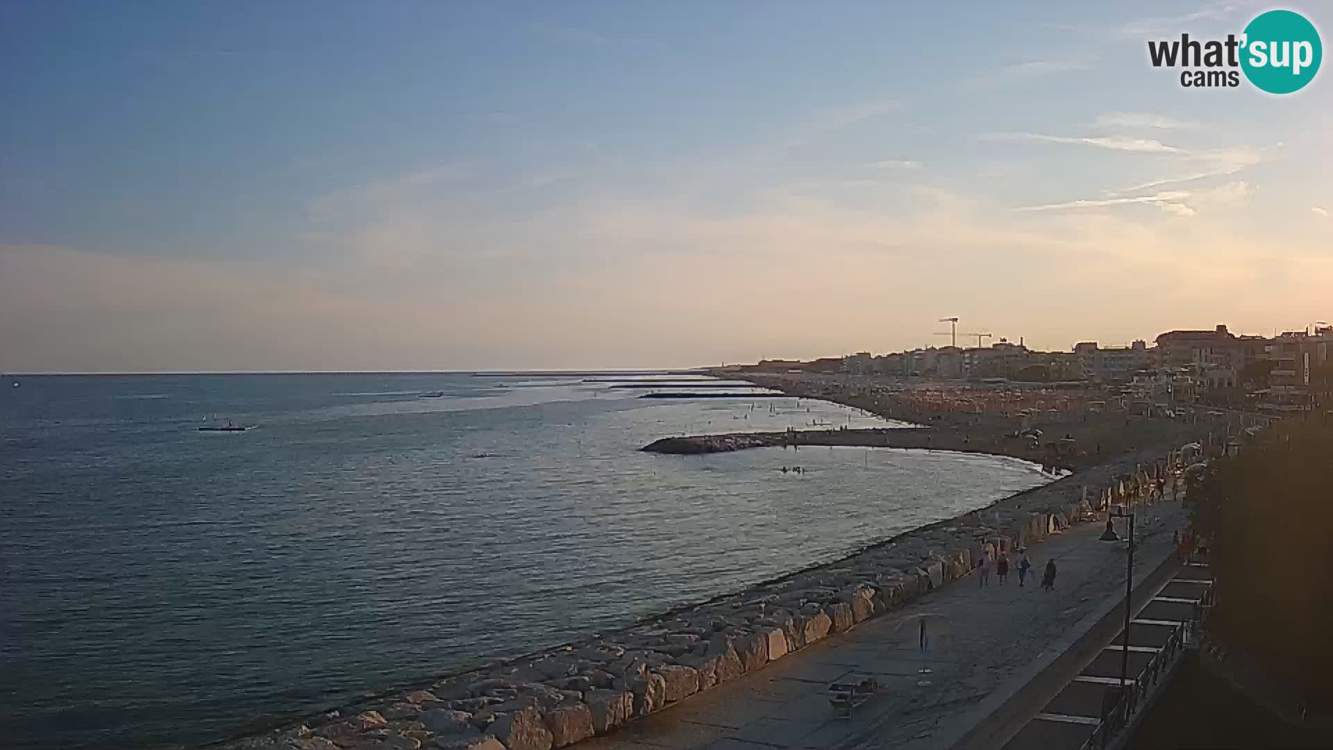 Webcam Caorle Ponente – View from Marinai di Caorle