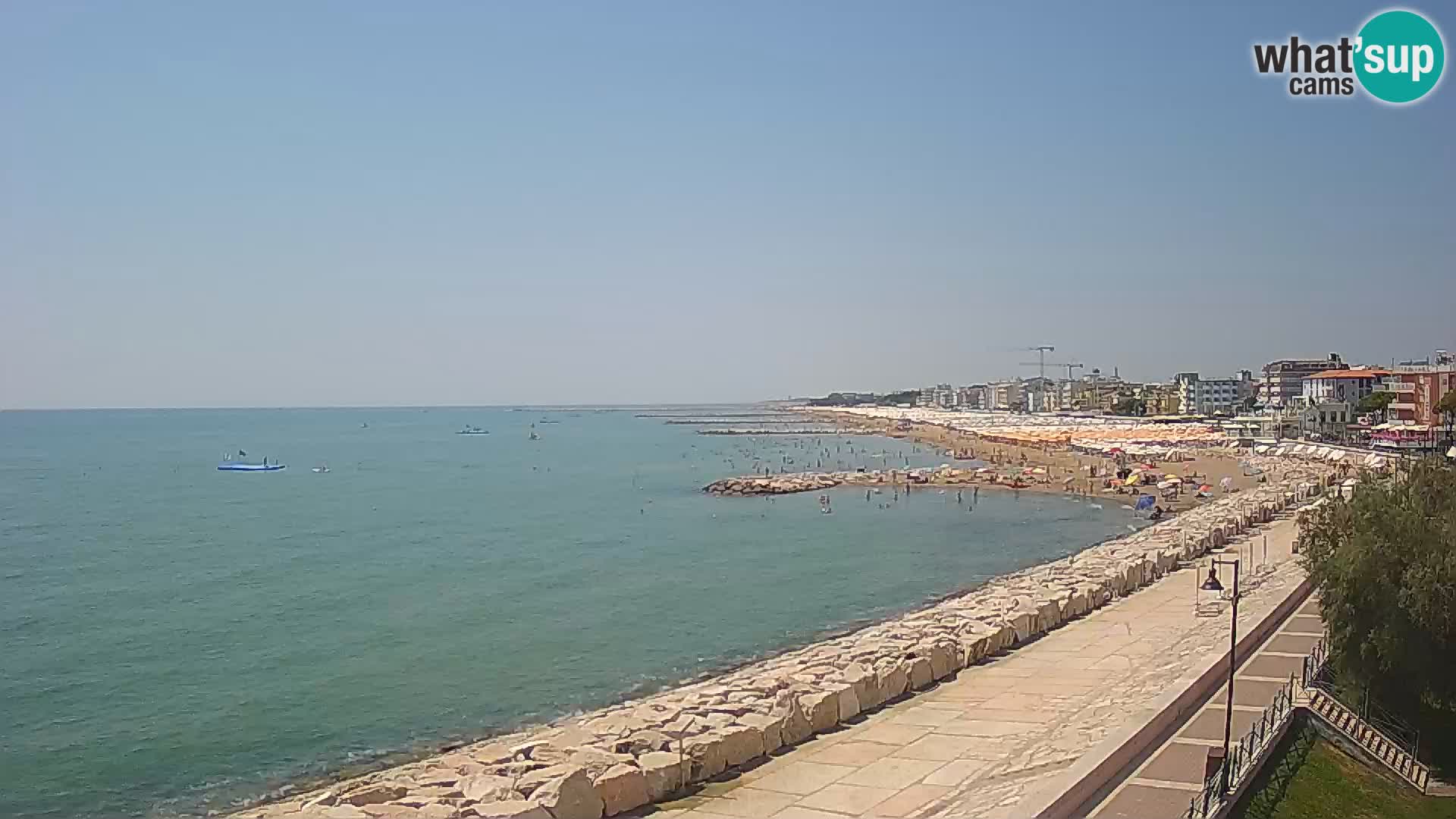 Webcam Caorle Ponente – Blick von Marinai di Caorle