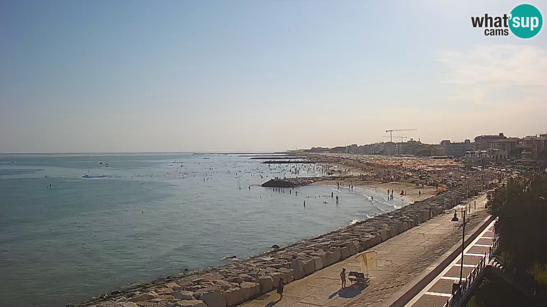 Webcam Caorle Ponente – View from Marinai di Caorle