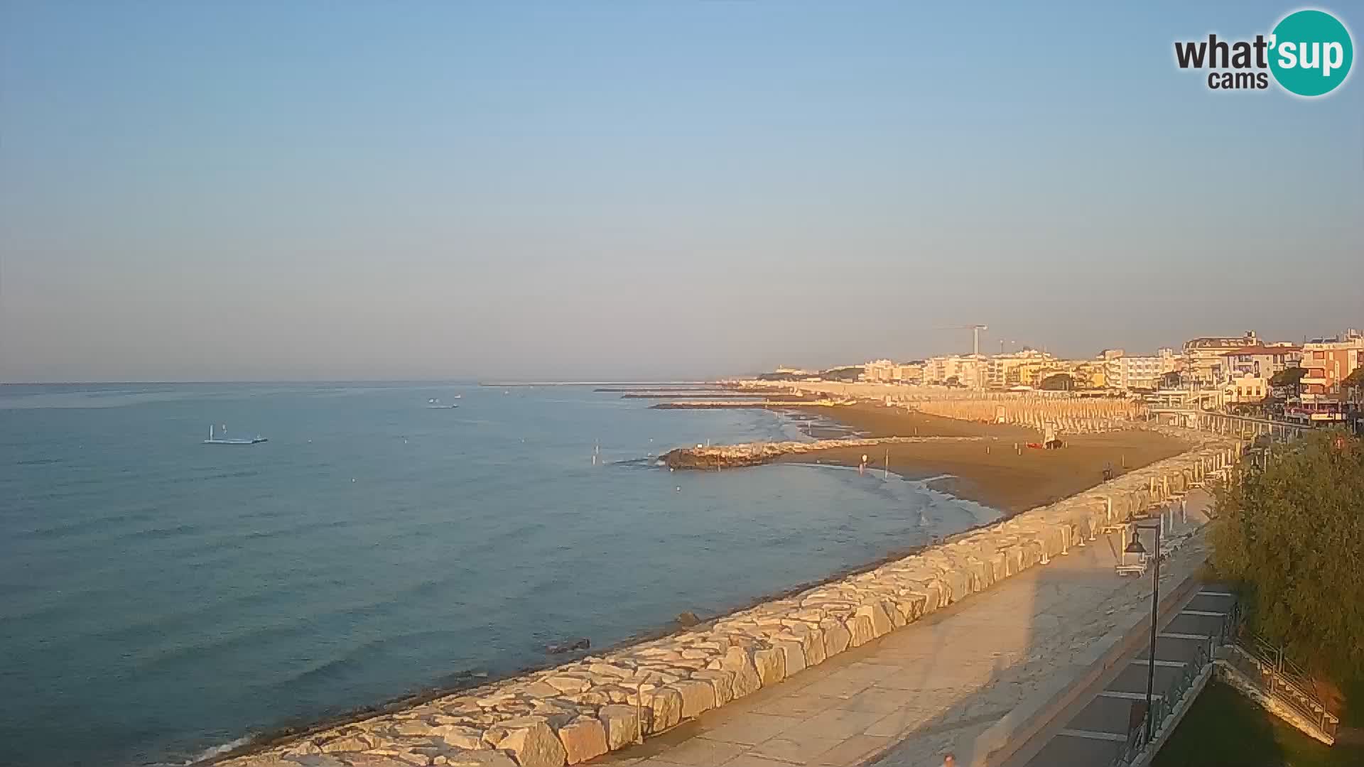 Webcam Caorle Ponente – panorama dall’ASS. Marinai di Caorle