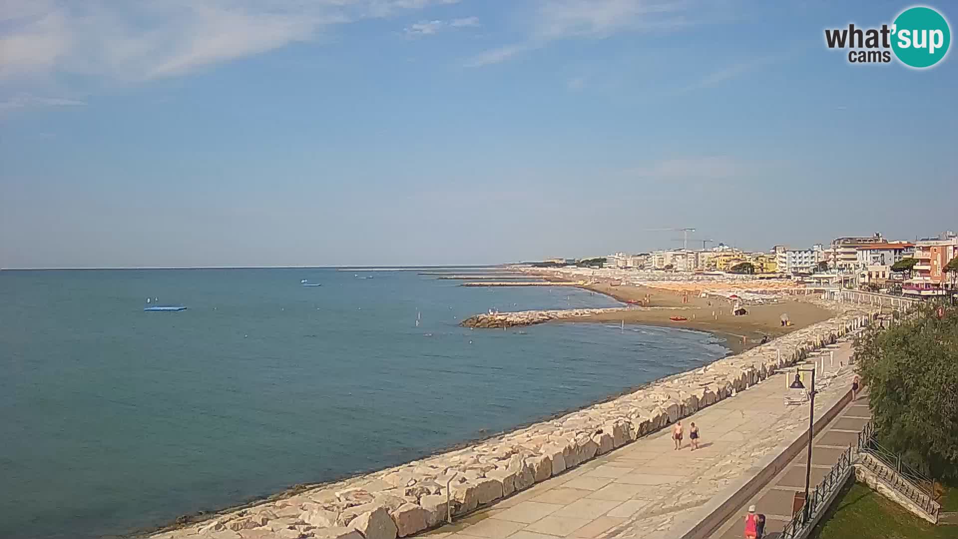 Webcam Caorle Ponente – Vue depuis les Marinai di Caorle