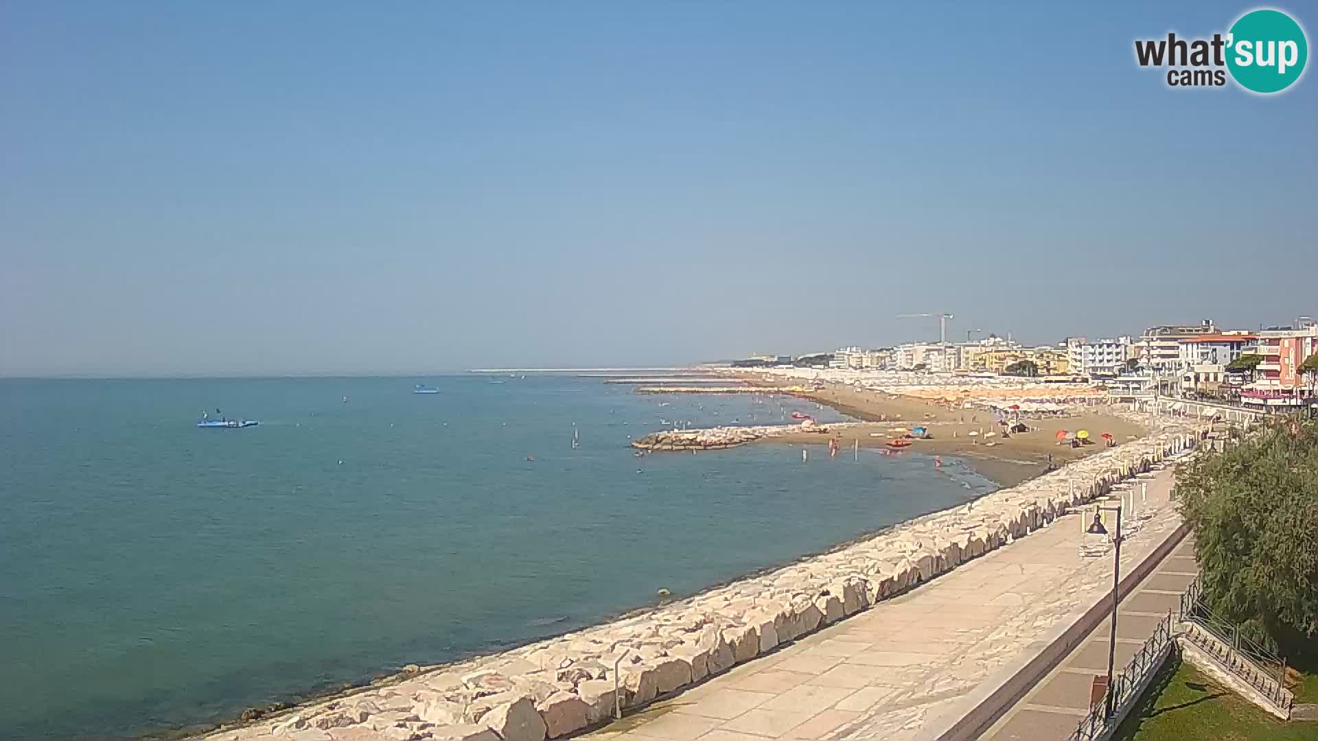 Webcam Caorle Ponente – Blick von Marinai di Caorle