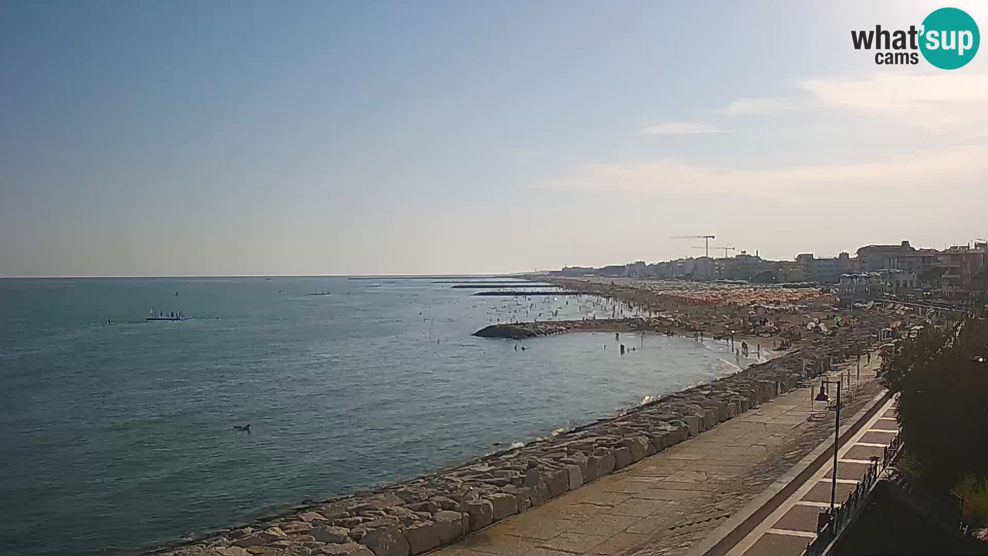 Webcam Caorle Ponente – View from Marinai di Caorle
