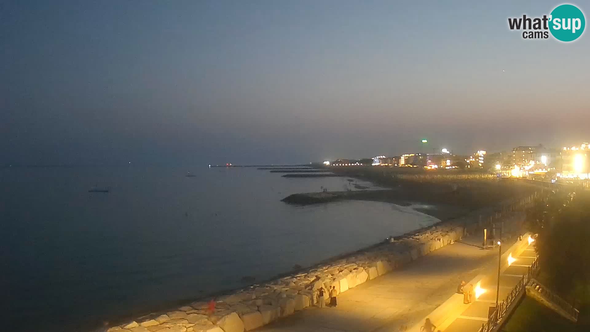 Webcam Caorle Ponente – Blick von Marinai di Caorle