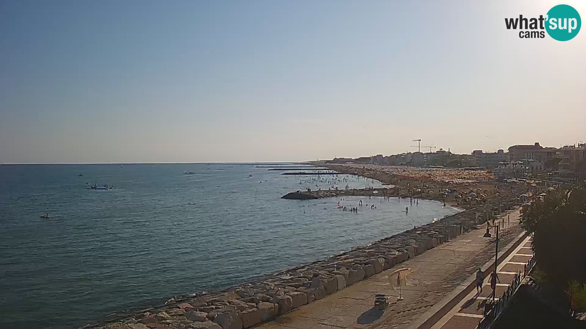Webcam Caorle Ponente – panorama dall’ASS. Marinai di Caorle