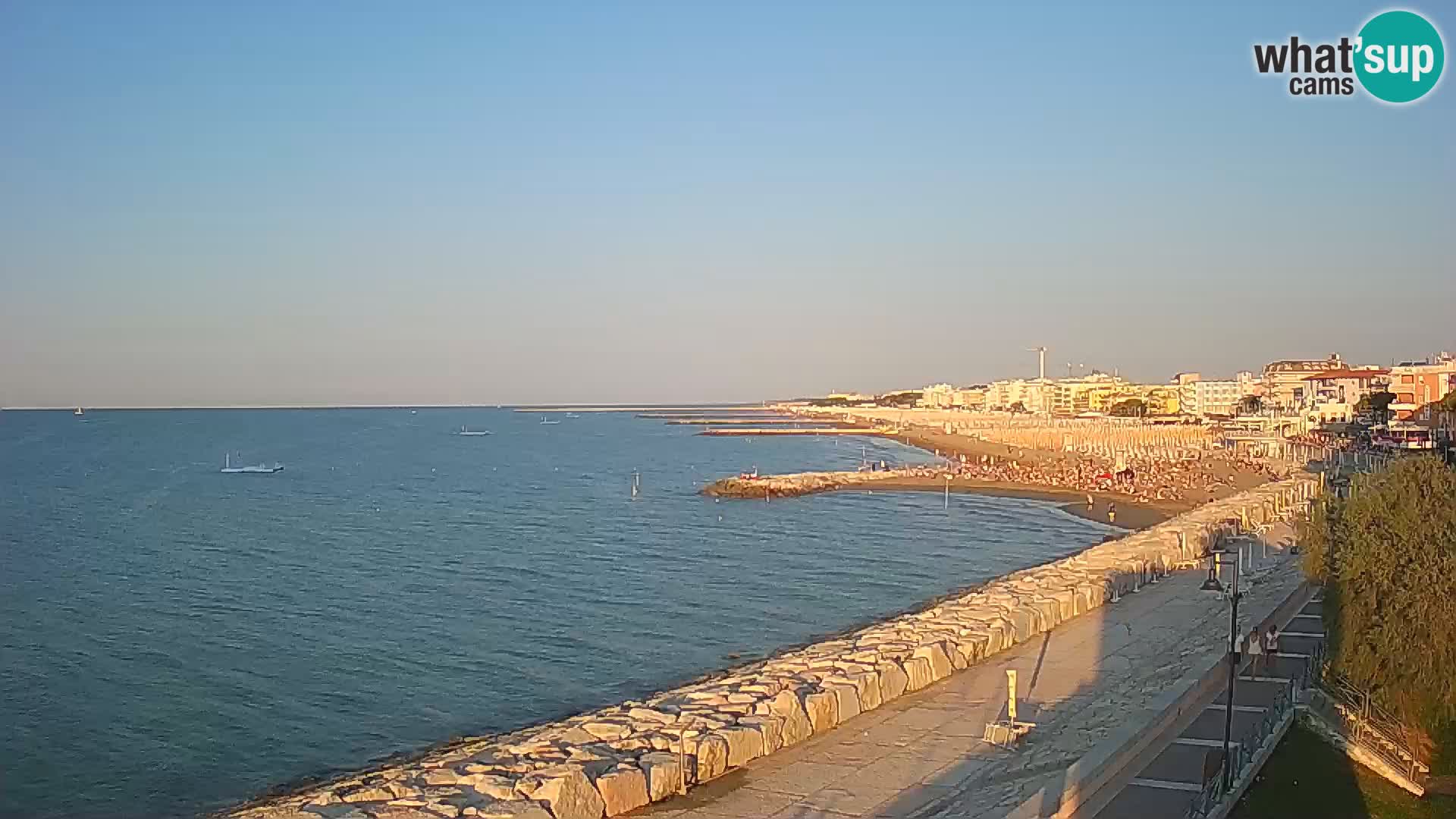 Webcam Caorle Ponente – Vista desde Marinai di Caorle