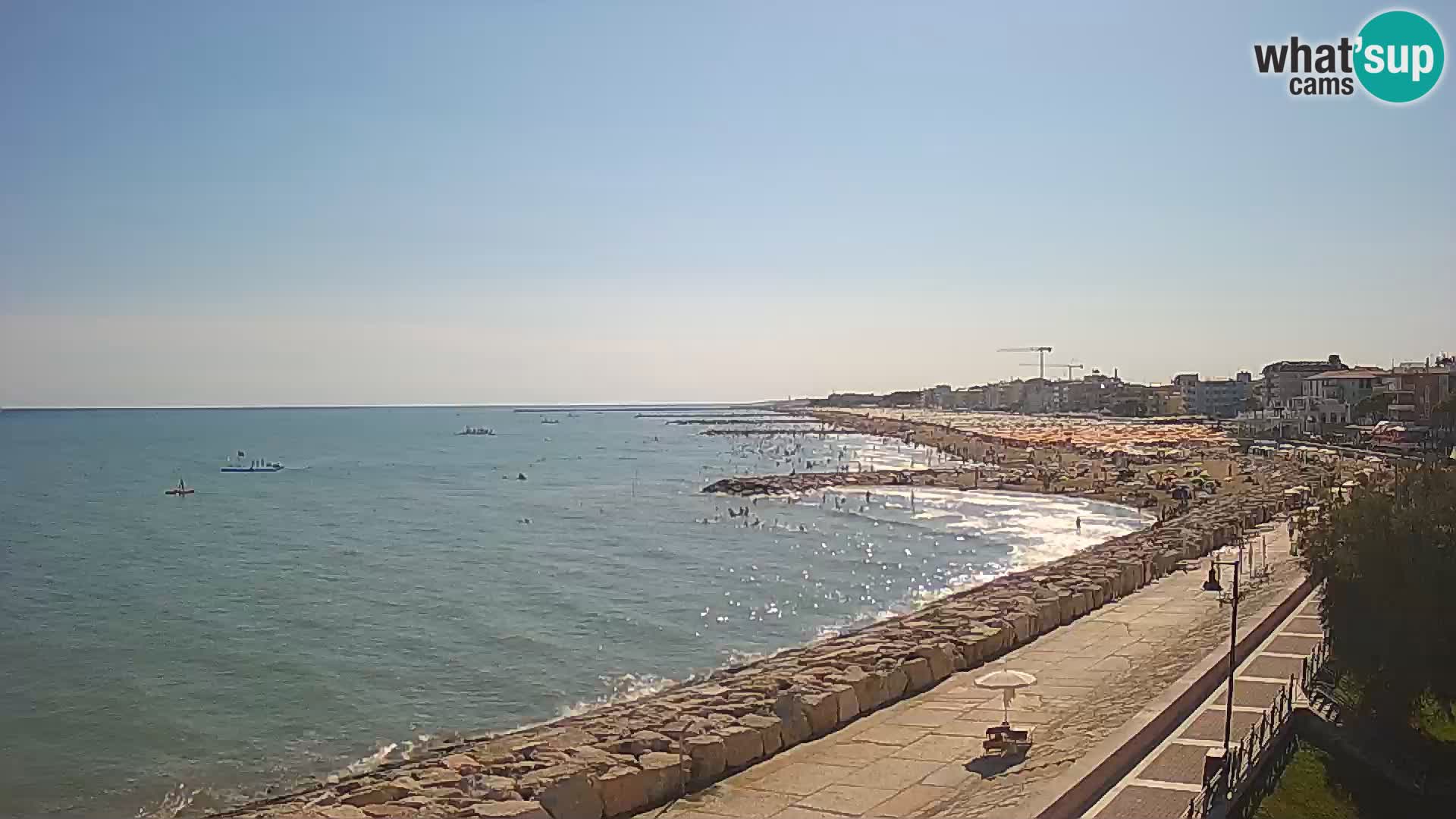 Webcam Caorle Ponente – View from Marinai di Caorle