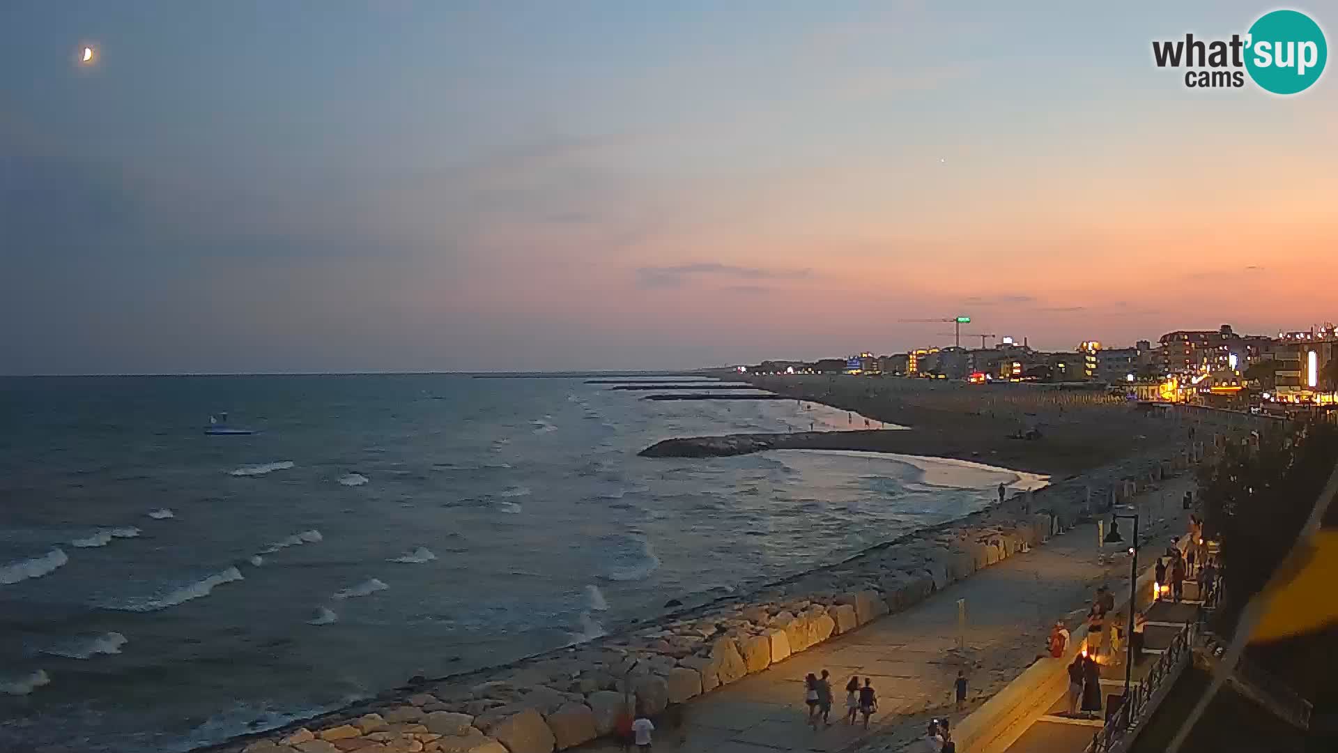 Webcam Caorle Ponente – panorama dall’ASS. Marinai di Caorle