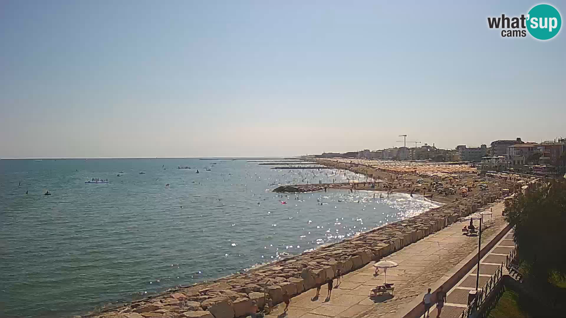 Webcam Caorle Ponente – panorama dall’ASS. Marinai di Caorle
