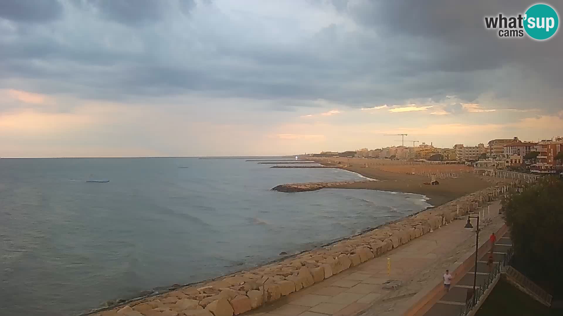 Webcam Caorle Ponente – Vue depuis les Marinai di Caorle