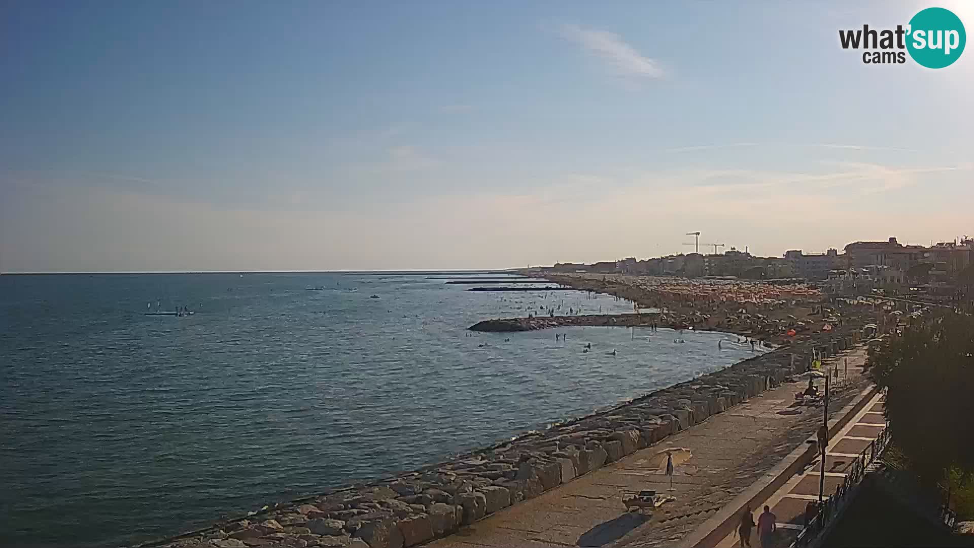 Webcam Caorle Ponente – panorama dall’ASS. Marinai di Caorle