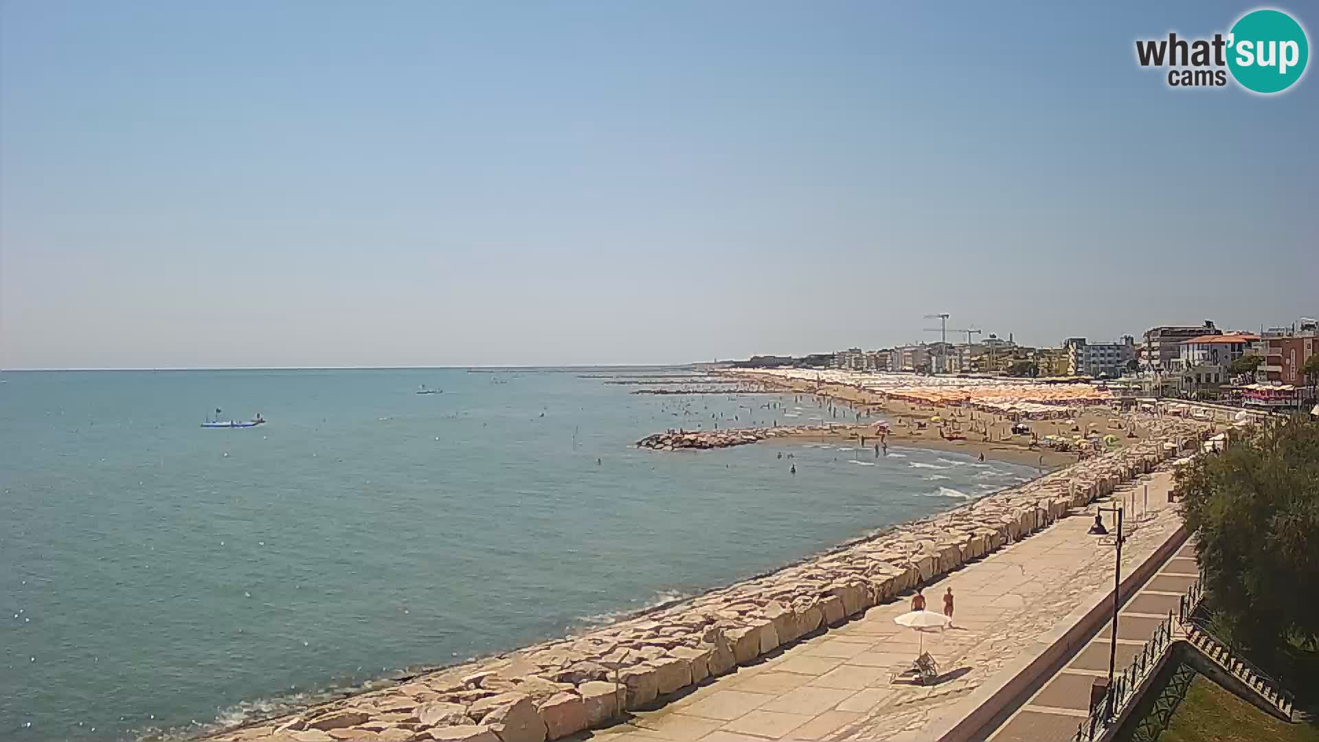 Webcam Caorle Ponente – View from Marinai di Caorle