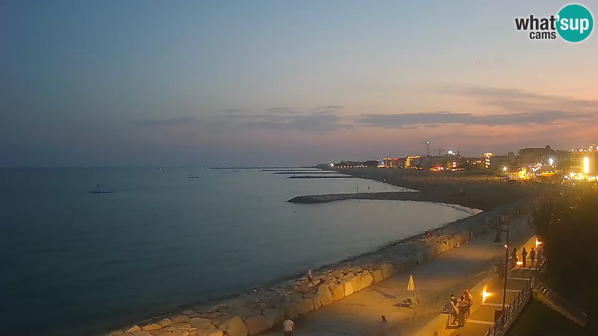 Webcam Caorle Ponente – panorama dall’ASS. Marinai di Caorle