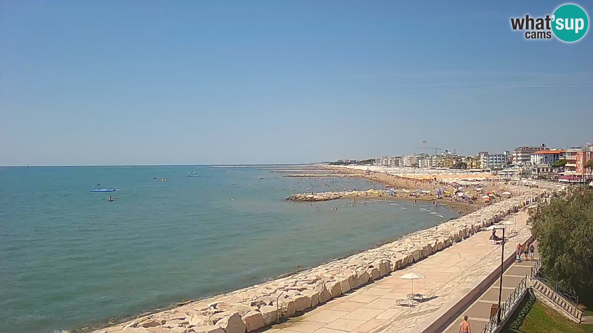 Webcam Caorle Ponente – View from Marinai di Caorle
