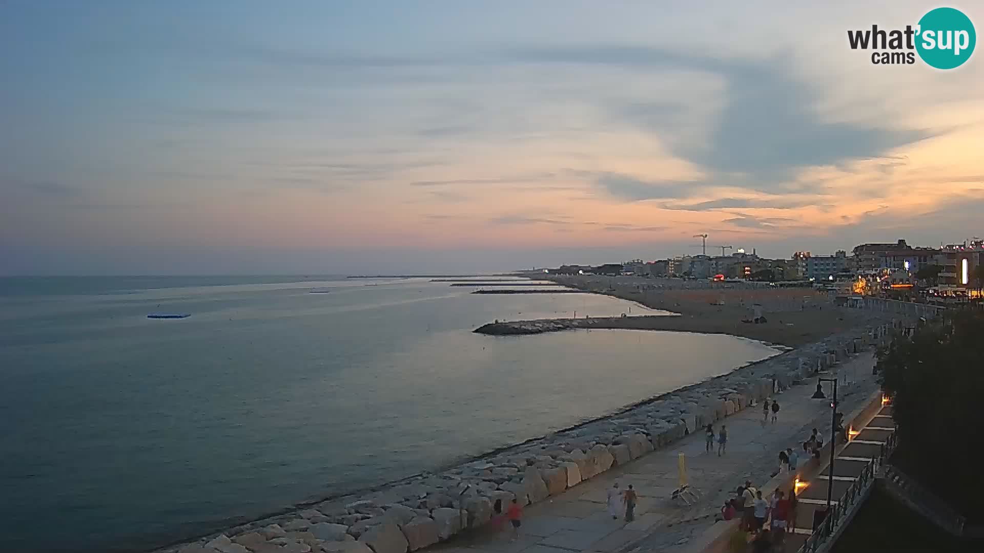 Webcam Caorle Ponente – View from Marinai di Caorle