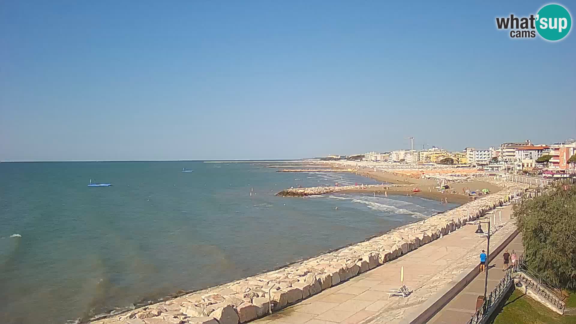 Webcam Caorle Ponente – Vue depuis les Marinai di Caorle
