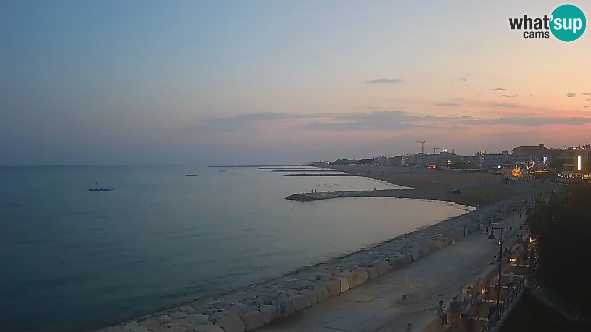 Webcam Caorle Ponente – View from Marinai di Caorle