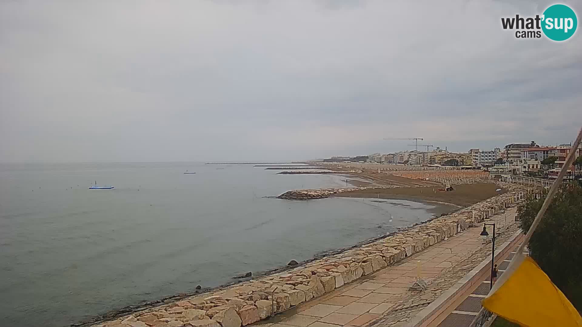 Webcam Caorle Ponente – View from Marinai di Caorle