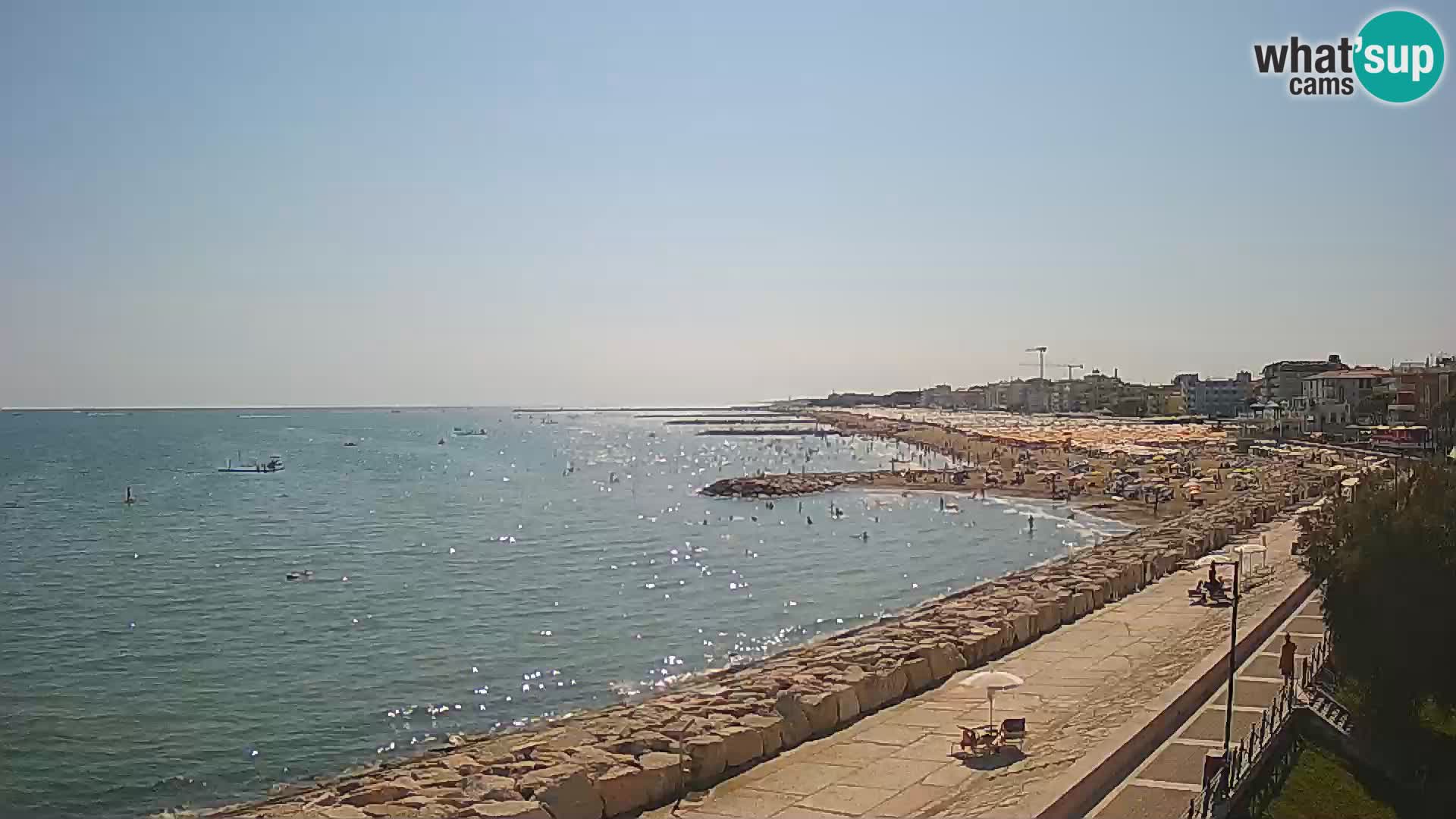 Webcam Caorle Ponente – View from Marinai di Caorle