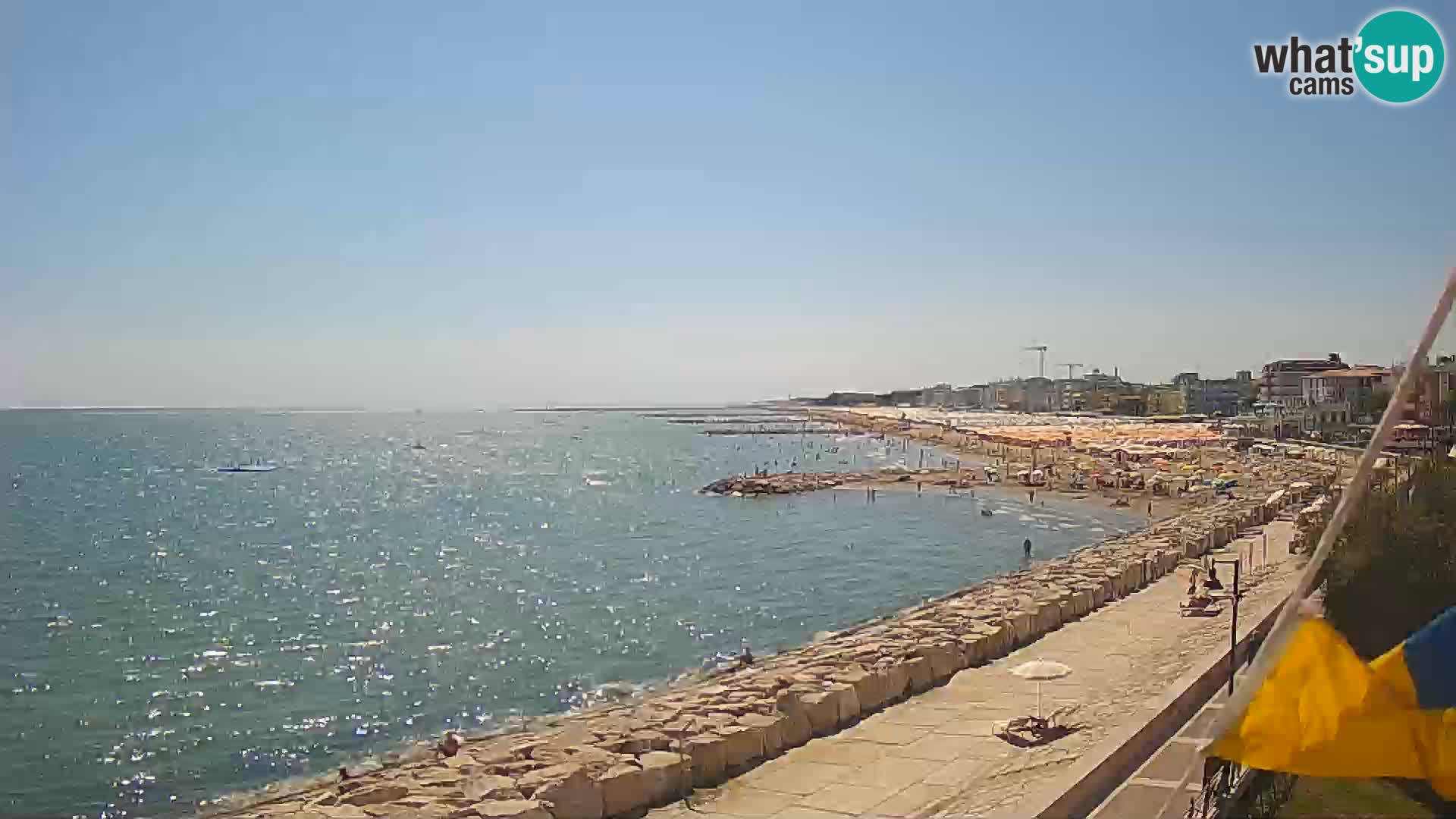 Webcam Caorle Ponente – View from Marinai di Caorle