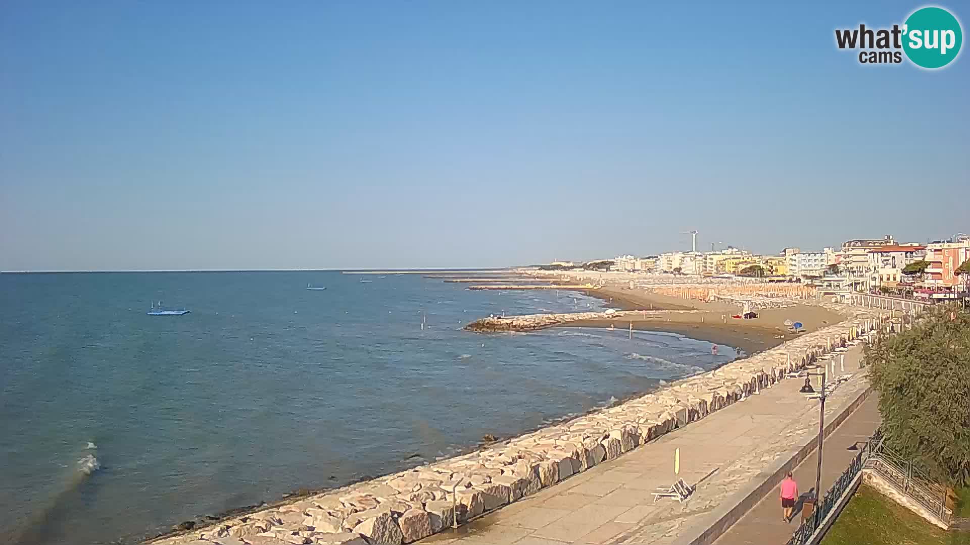 Webcam Caorle Ponente – Blick von Marinai di Caorle